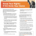 Know your Rights: If ICE Visits Your Home /    Conozca Sus Derechos: Si ICE Visita Su Hogar