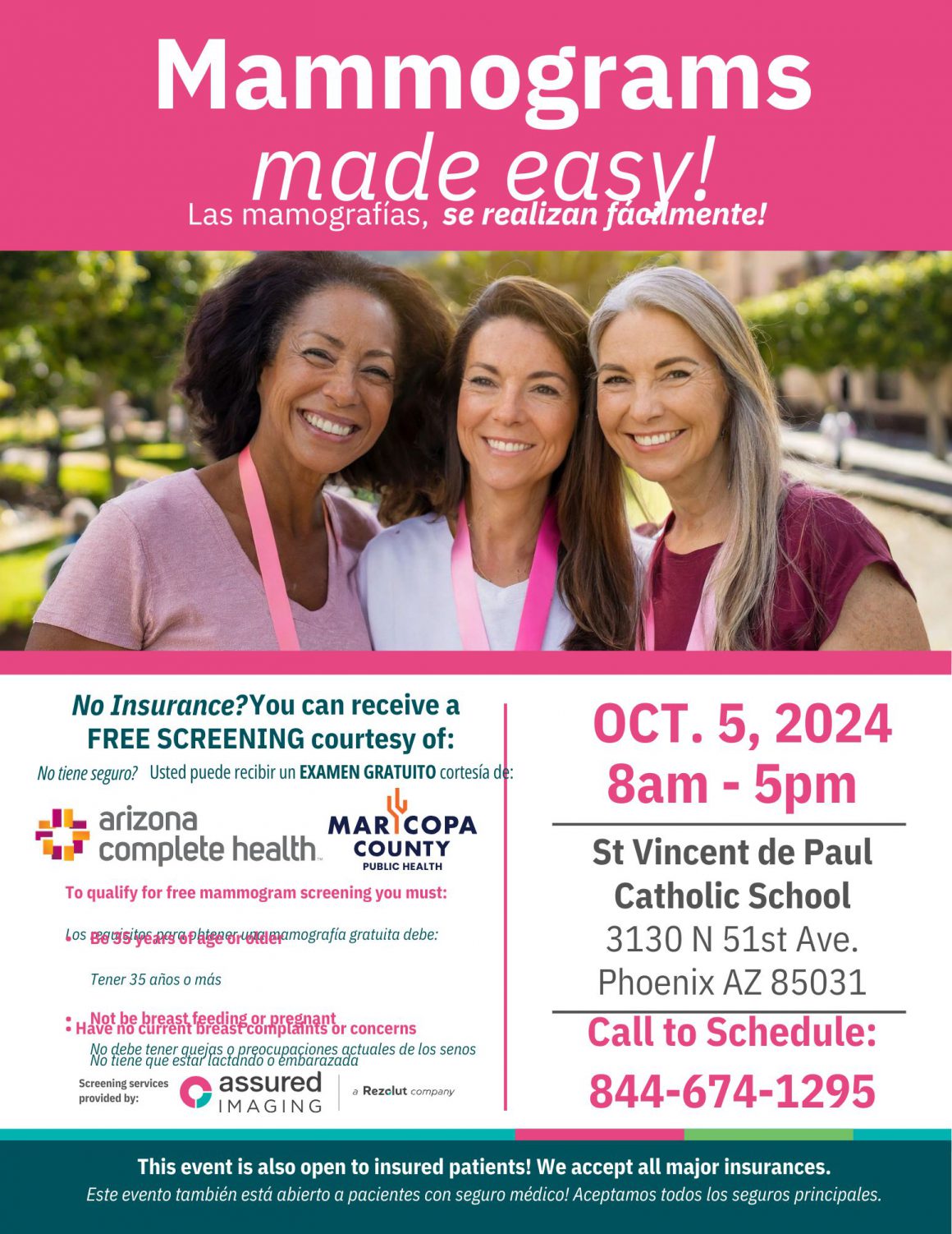 Free Mammograms Oct 5th, 2024